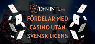 Casinon utan Svensk Licens Allt du behöver veta